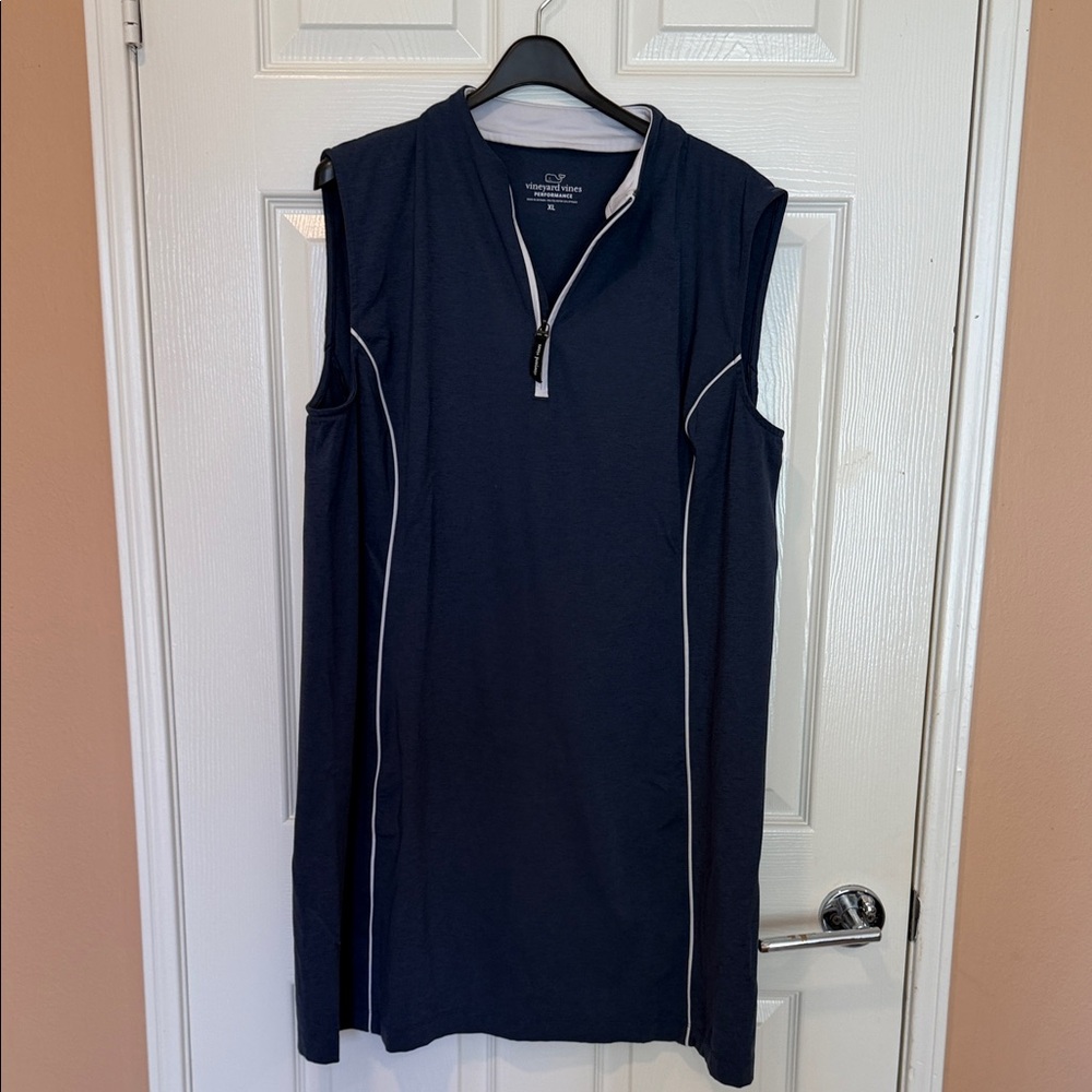 Vineyard Vines Blue Performance Zip-Up